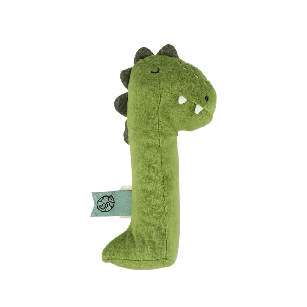 Trixie Baby Hochet à presser Mr. Dino vert