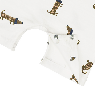 Lässig Playsuit Dog Milky