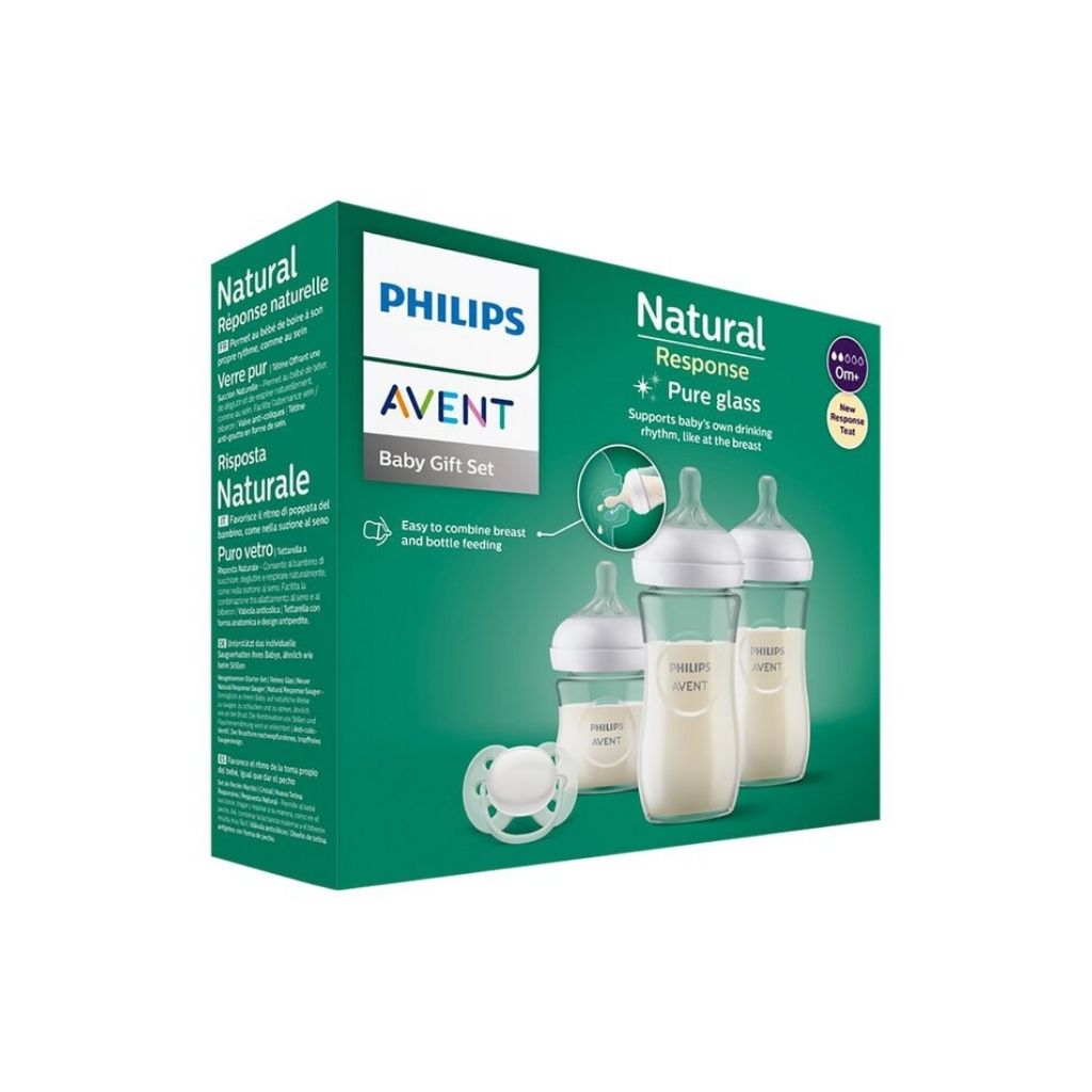 Philips AVENT Starterset Natural Response transparant - 3 stuks