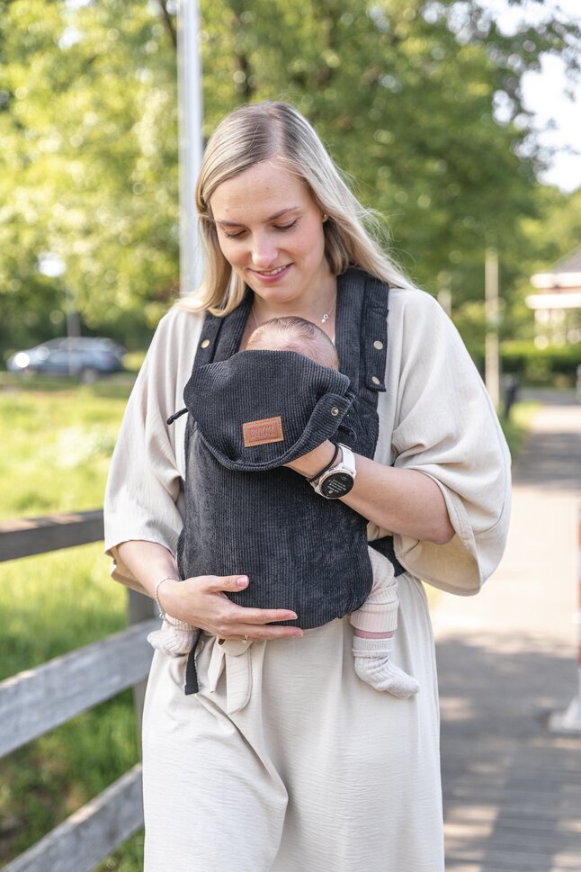 ByKay Porte-bébé combiné Click Carrier Classic Pro Smokey Black
