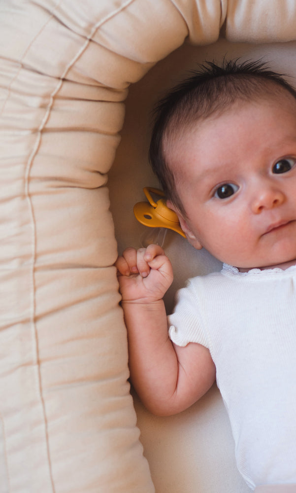 Filibabba Fopspeen 0 - 6 maanden Golden Mustard - 2 stuks