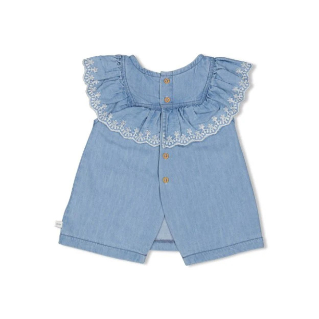 Feetje Jurk + slip Summer Denims m 86 l blue denim Meisjes