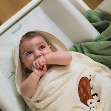 Dreambee Serviette Oscar Coccinelle Lg 50 x L 100 cm - 2 pièces