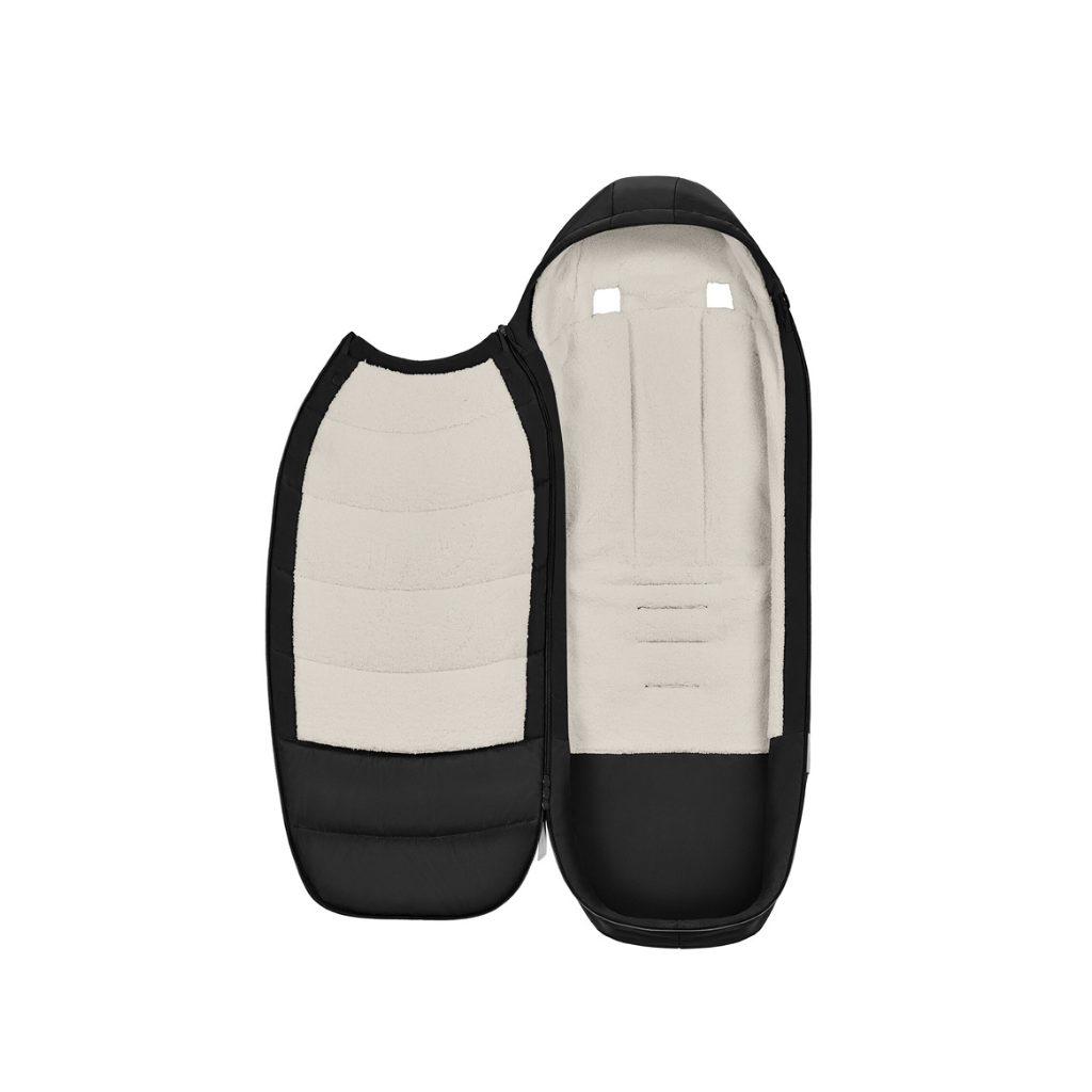 Cybex Voetenzak Platinum Sepia Black