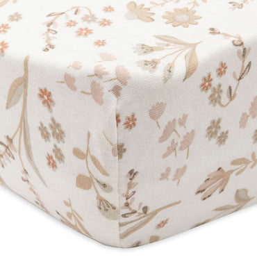 Jollein Hoeslaken Bloomy B 60 x L 120 cm