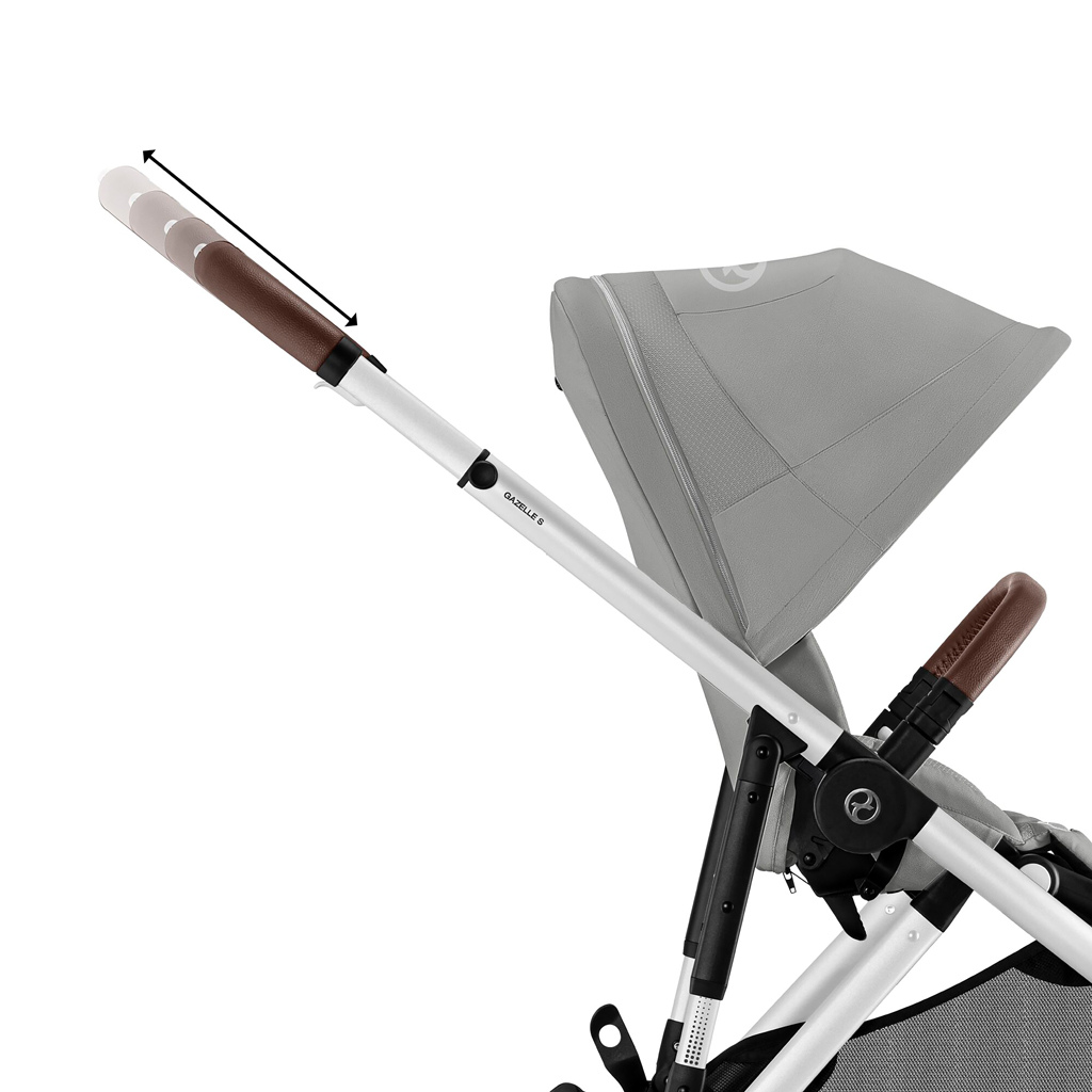 Cybex INFO Kinderwagen Gazelle Stone grey