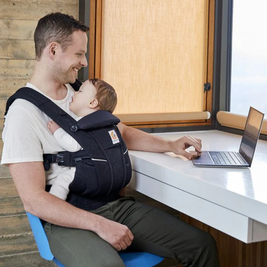 ERGObaby Porte-bébé combiné Omni Breeze Onyx Black