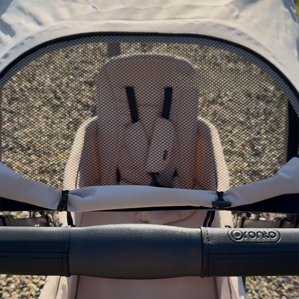 Pronto Stroller Bolderkar Sand Beige + bekerhouder