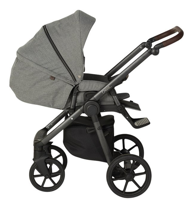 Quax Poussette 3 en 1 Crooz Titanium Grey