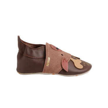 Bobux Chaussons Soft Soles Moose Toffee Unisexe