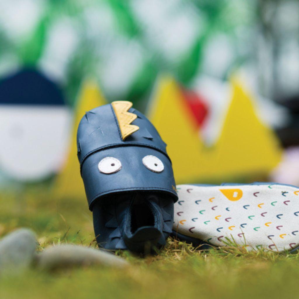 Bobux Chaussons Gruff Navy 3-9 mois