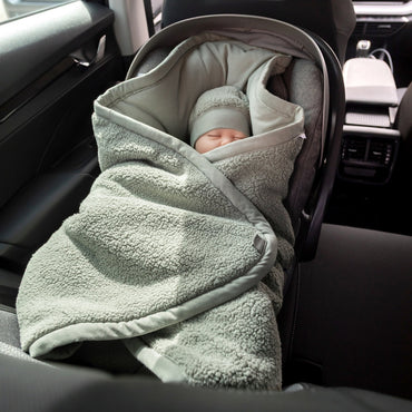 Bemini Couverture enveloppante Biside Teddy Kaki