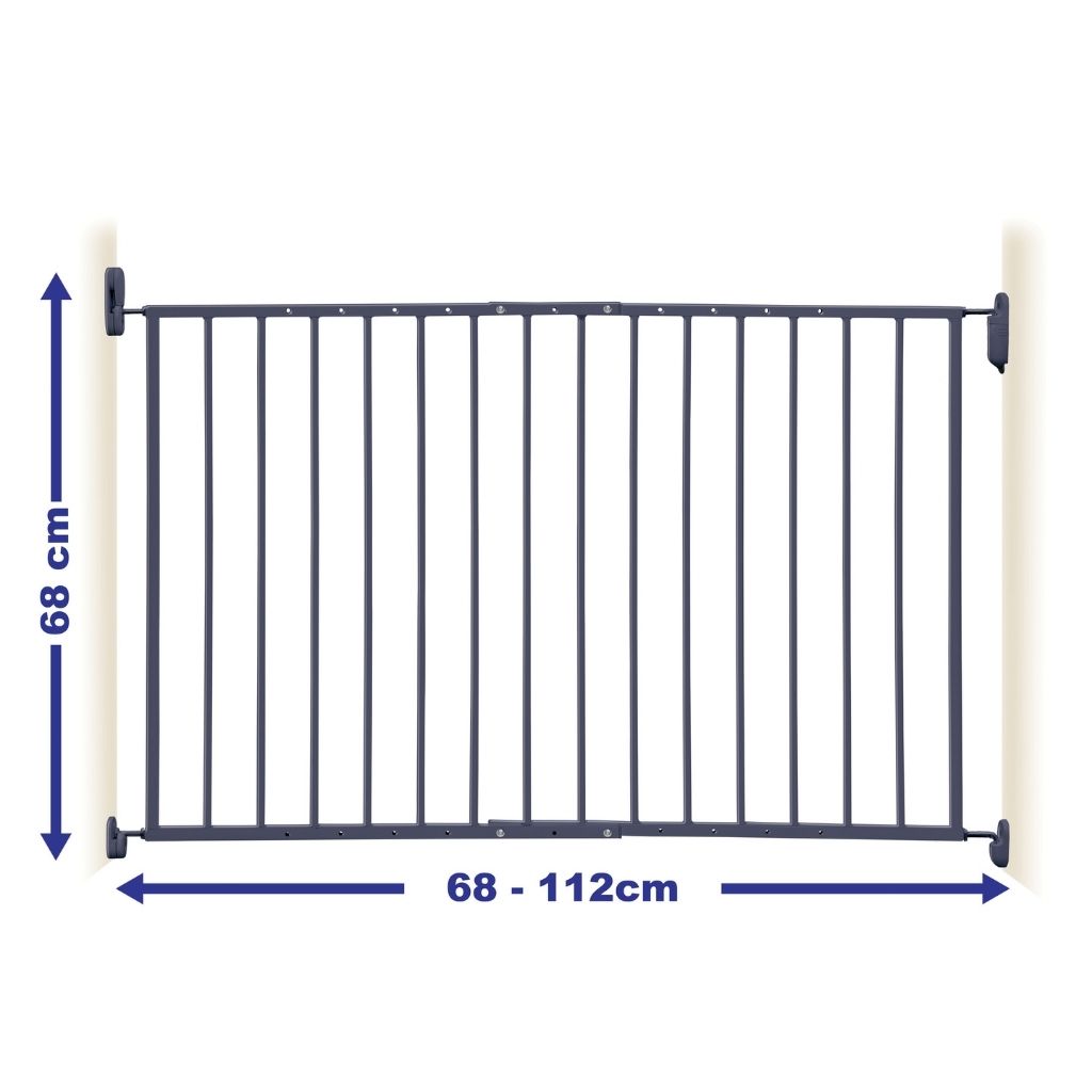 Dreambee Barrière De Sécurité Pour Porte et Escalier Arizona Noir