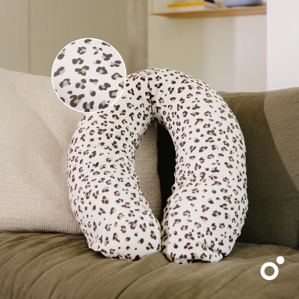 Doomoo Coussin d'allaitement Buddy Leopard Cream