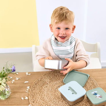 Lässig Newborn slabbetjes Tiny Team Dog - 3 stuks