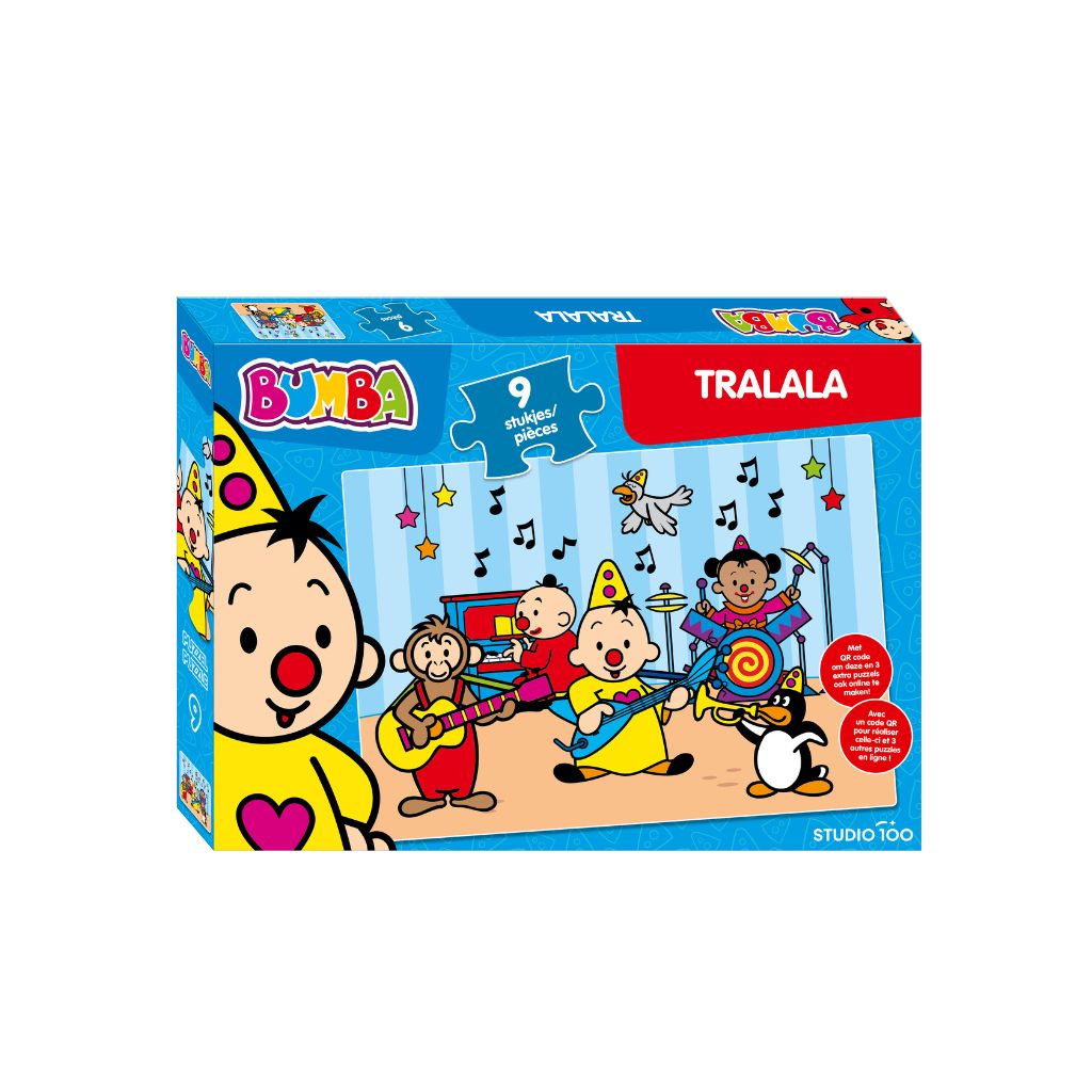 Bumba Puzzel Tralala – 9 stuks
