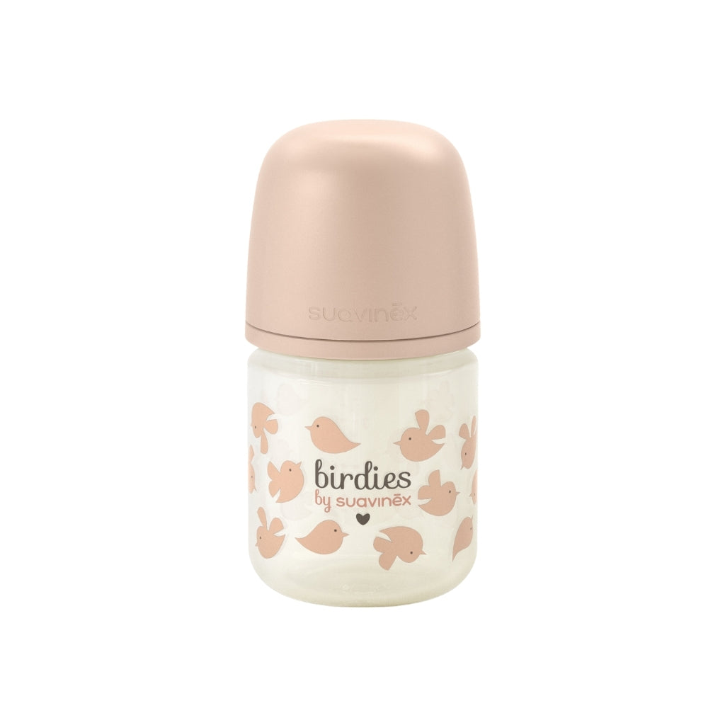 Biberon 150 Ml. Biberon Avec Tétine Symétrique Sx Pro En Silicone À Débit Lent (S). Avec Valve