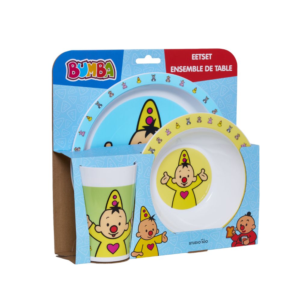 Bumba Set repas animaux Multicolore – 3 pièces