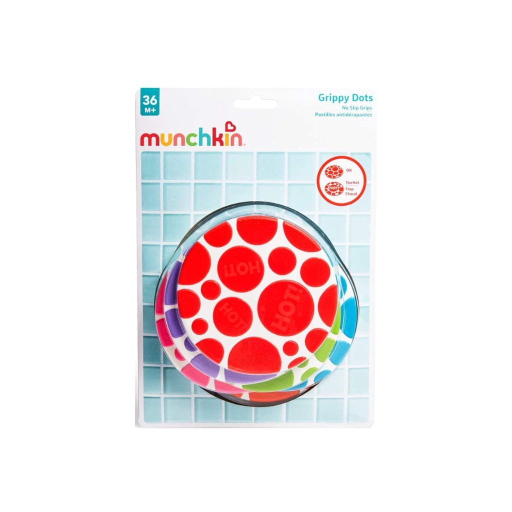 Munchkin Tapis de bain antidérapant Grippy Dots