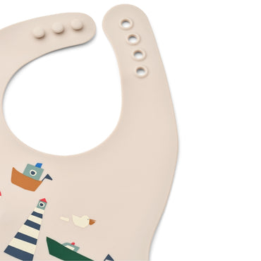 Liewood Slabbetjes Ember Sailing/Sandy – 2 stuks