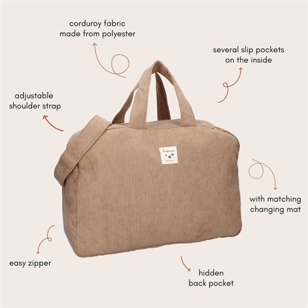 Kidzroom Sac à langer Charmful Beige