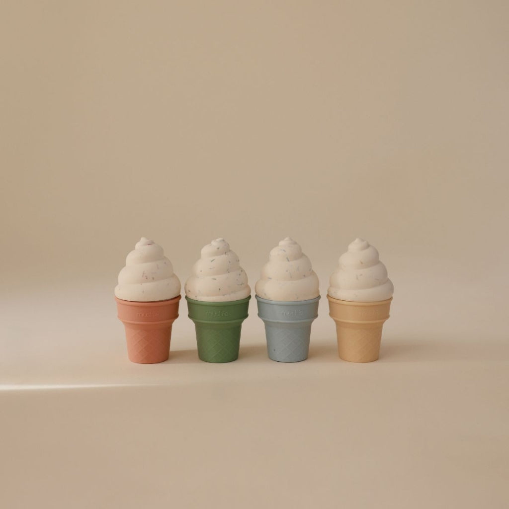 Mushie Mix & Match Ijsspeelgoed Veelkleurig - 4 stuks