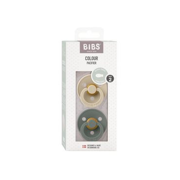 Bibs Fopspeen Symmetrisch maat 2 Vanille/Pine – 2 stuks