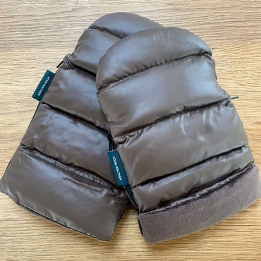 Kong Walther Handschoenen voor Buggy/Wandelwagen Puffer Chocolate Brown