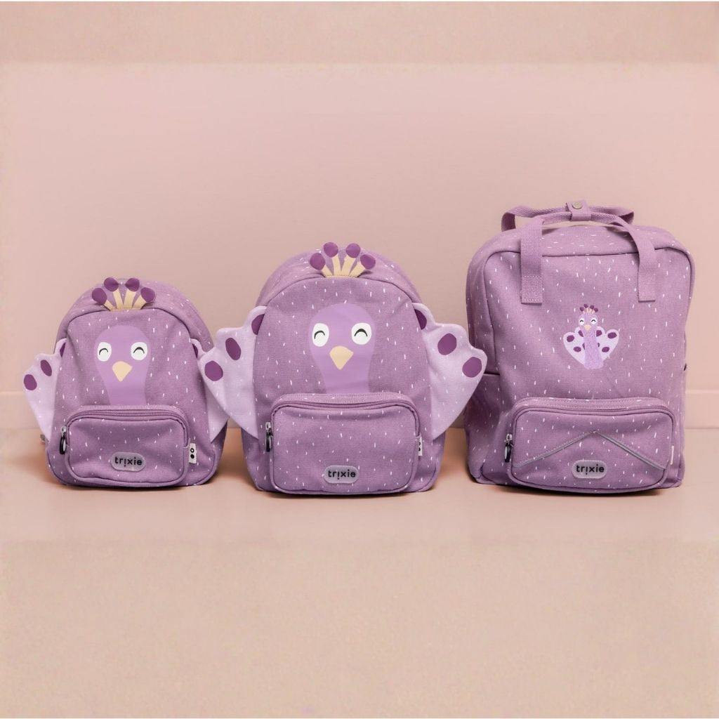 Trixie Petit Sac à dos Mrs. Peacock Violet