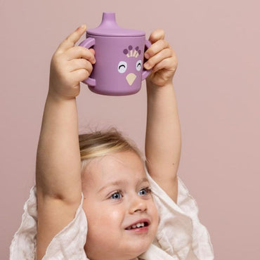 Trixie Gobelet en silicone Mrs. Peacock Violet