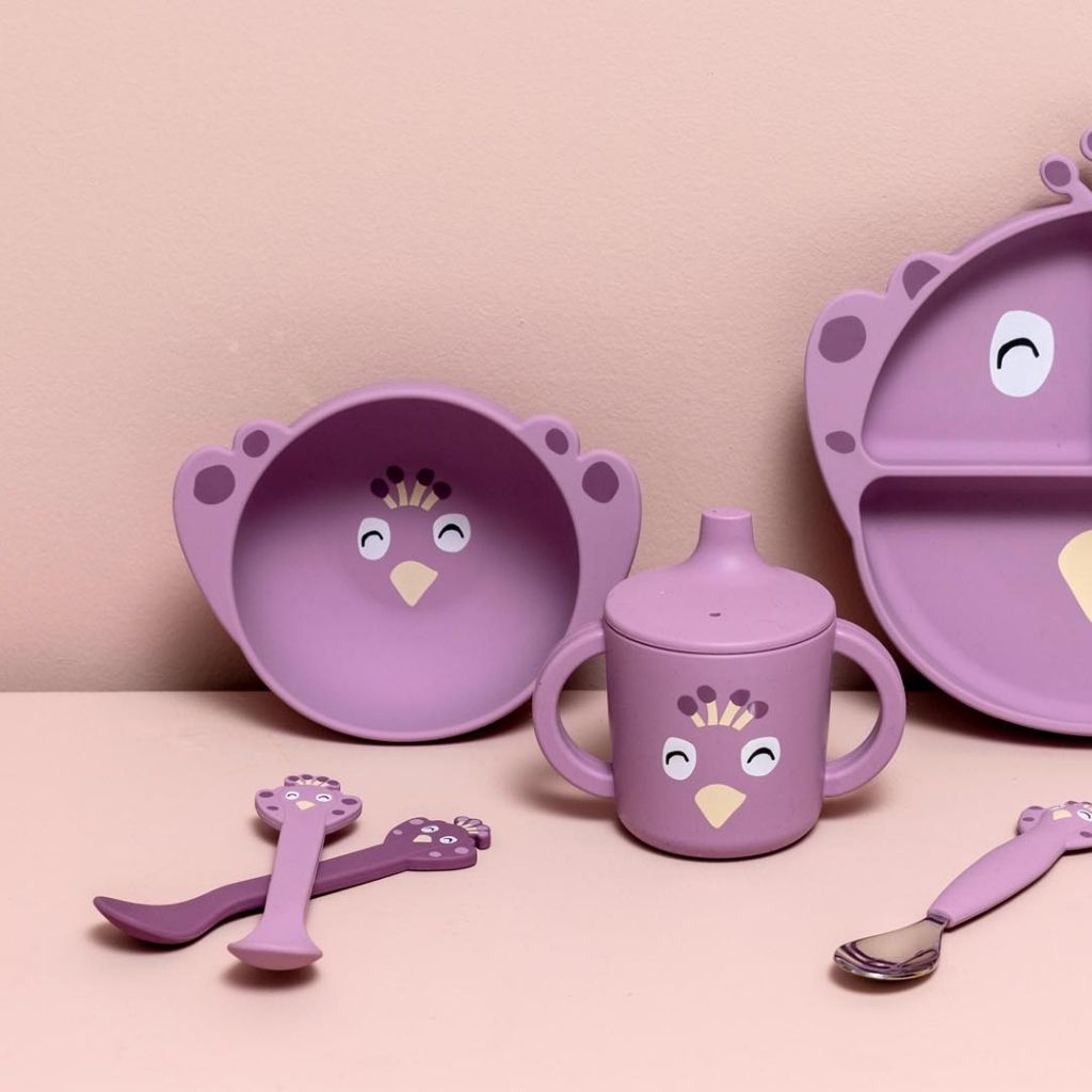 Trixie Bol en silicone Mrs. Peacock Violet