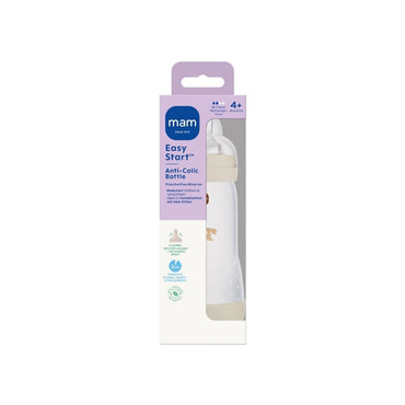 MAM Biberon Easy Start Anti-Colic Beige 320 ml