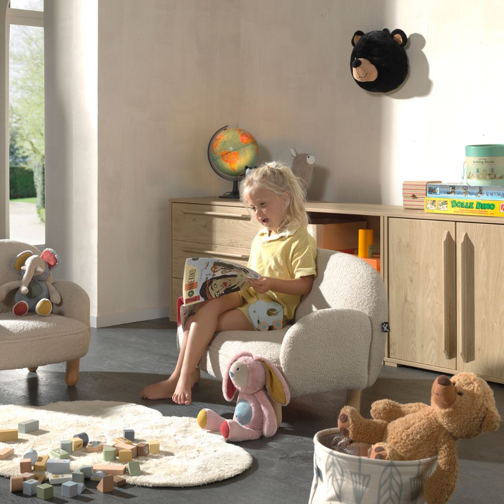 JAXX Canapé Rocky Double Mini Beige