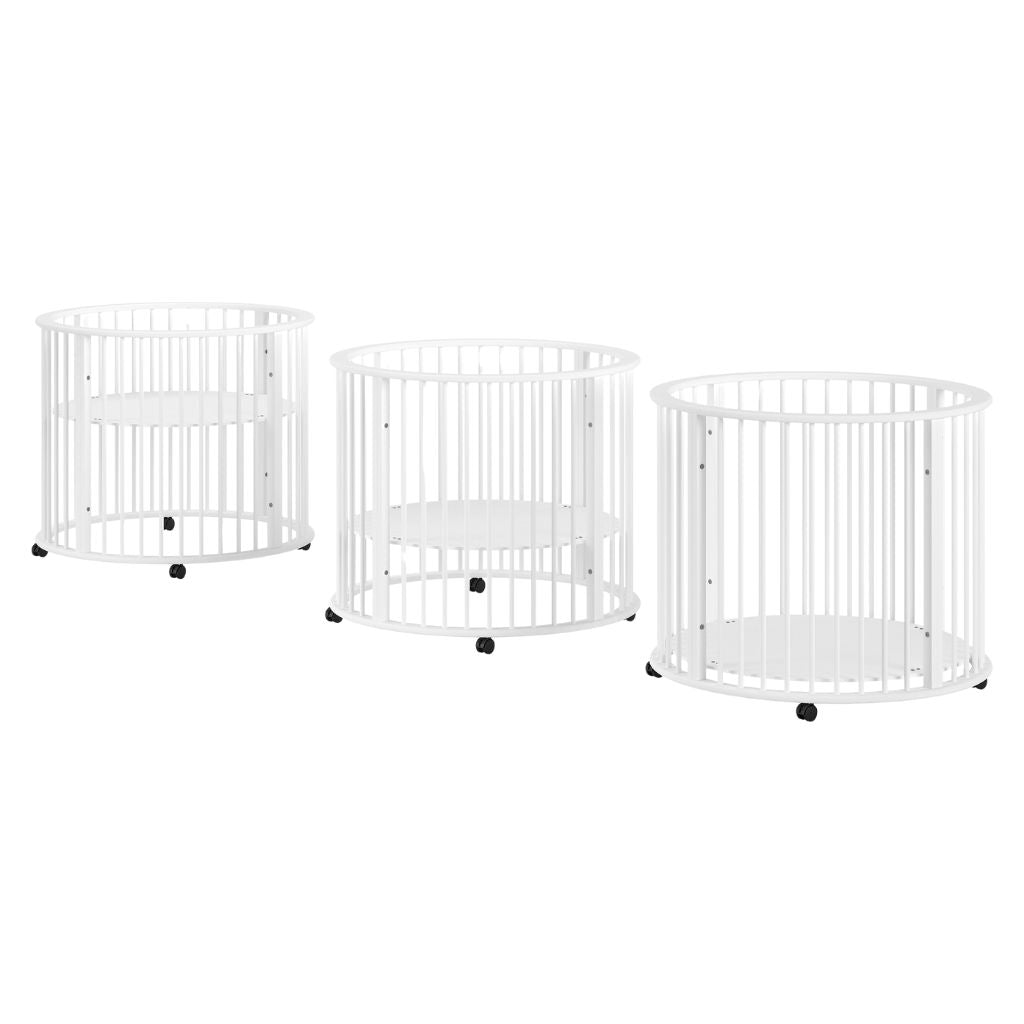 JAXX Parc pour bébé Dino Blanc Ø 90 cm