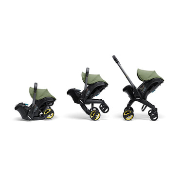Doona Siège-auto portable transformable Infant Groupe 0+ Vert + base isofix