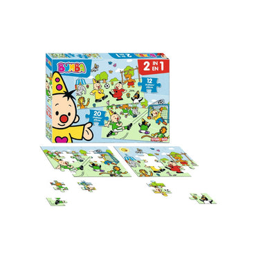 Bumba Puzzle 2 en 1 Football Multicolore