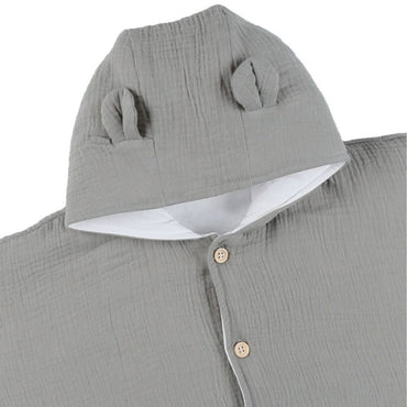 Noukie's Poncho Bio Mousseline Kaki