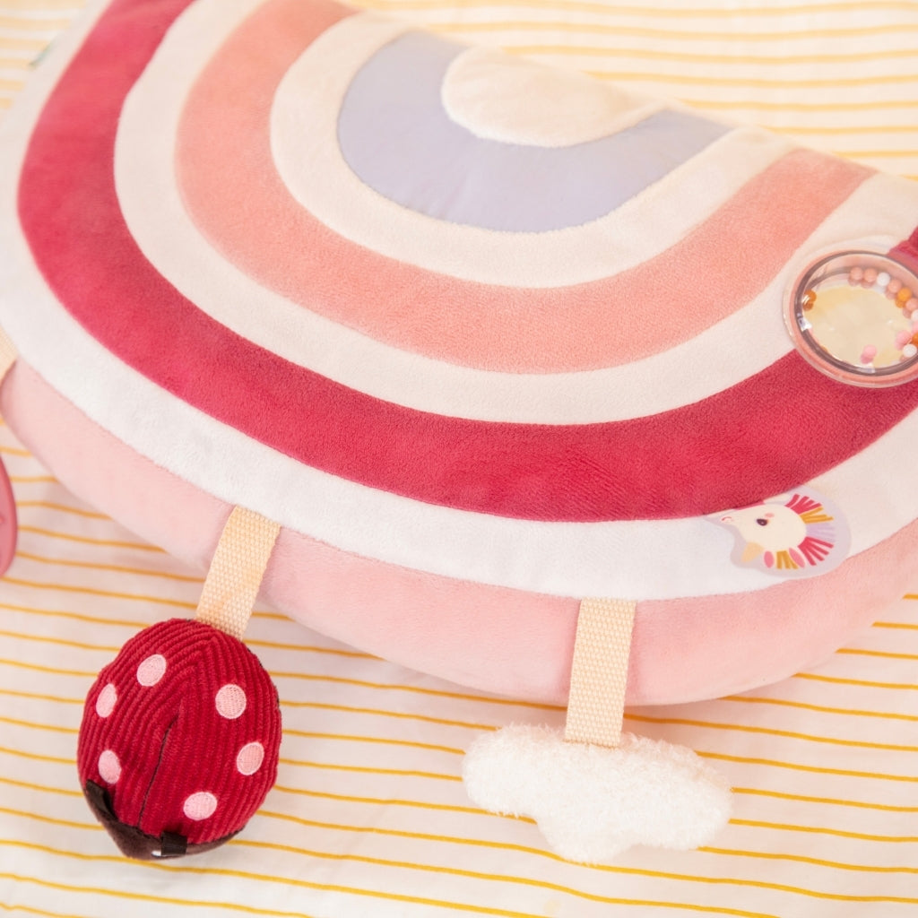 Lilliputiens Coussin d'activités Lena la licorne