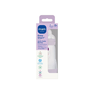 MAM Antikoliekzuigfles Easy Start Anti-Colic Lila 260 ml