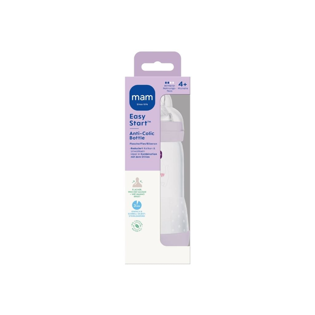 MAM Antikoliekzuigfles Easy Start Anti-Colic Lila 320 ml