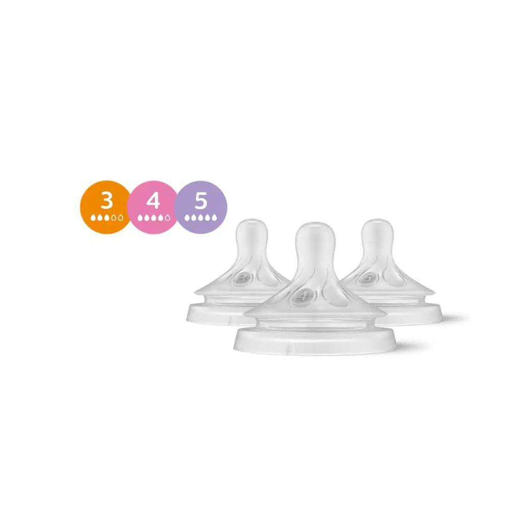 AVENT Starterset + Natural Response 3.0 zuigspeen multi size pack