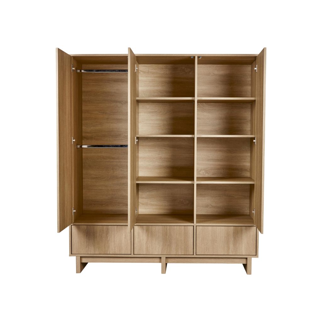 Quax Kast met 3 deuren Kyo Honey Ash