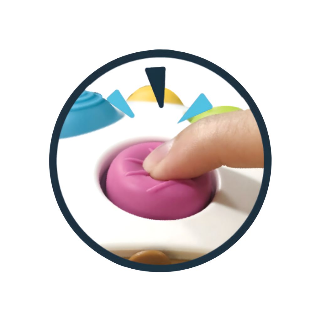 BoJungle Activiteitenspeeltje Eddy the Popping Hedgehog Veelkleurig