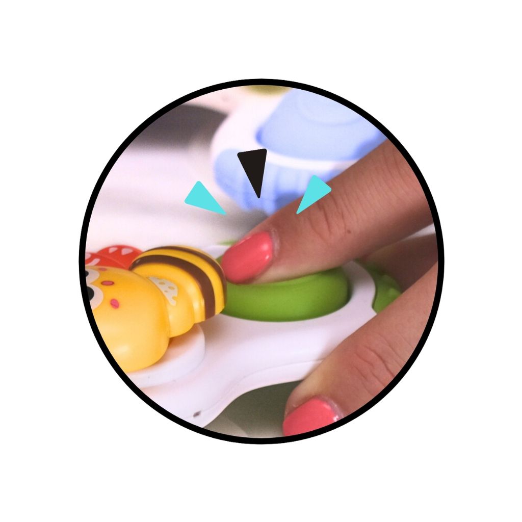 BoJungle Activiteitenspeeltje Sticky Spinner Toys Buddies Veelkleurig – 3 stuks