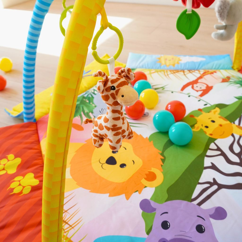 BoJungle Speeltapijt met Speelboog Veelkleurig