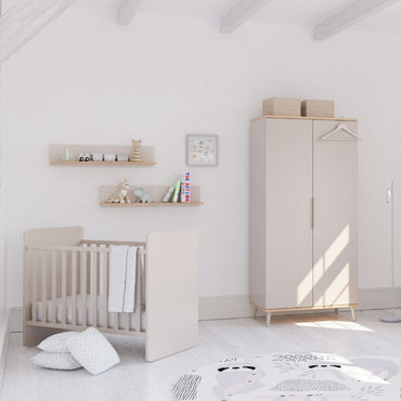 Yuny Lit évolutif Hazel / Sister Lou Beige 60 x 120 - 90 x 200 cm