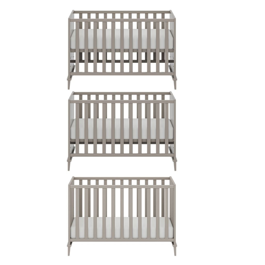 Yuny Lit de bébé Brother Stu Taupe 60 x 120 cm