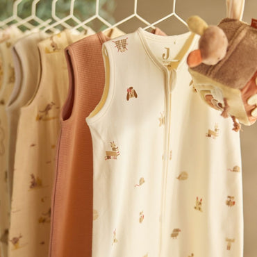 Jollein Slaapzak Jersey Animal Friends Beige 110 cm