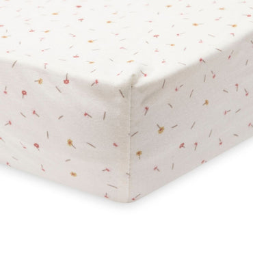 Jollein Drap-housse jersey Pretty Picnic Flower Drops