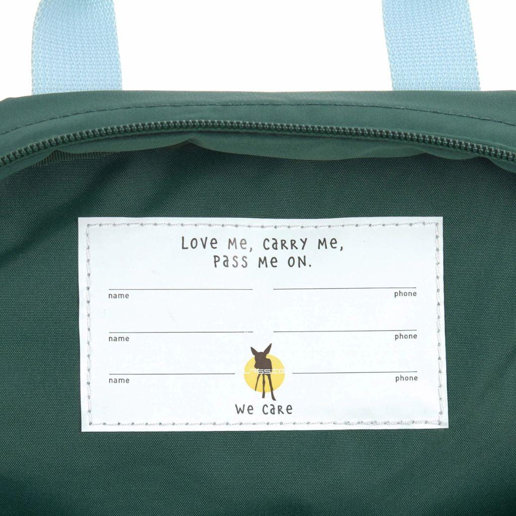Lässig Rugzak Little Gang Lemon Dark Green